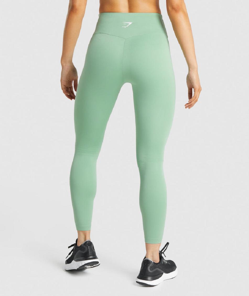 Leggins Gymshark Entrenamiento Mujer Verde | CO 2899RVD